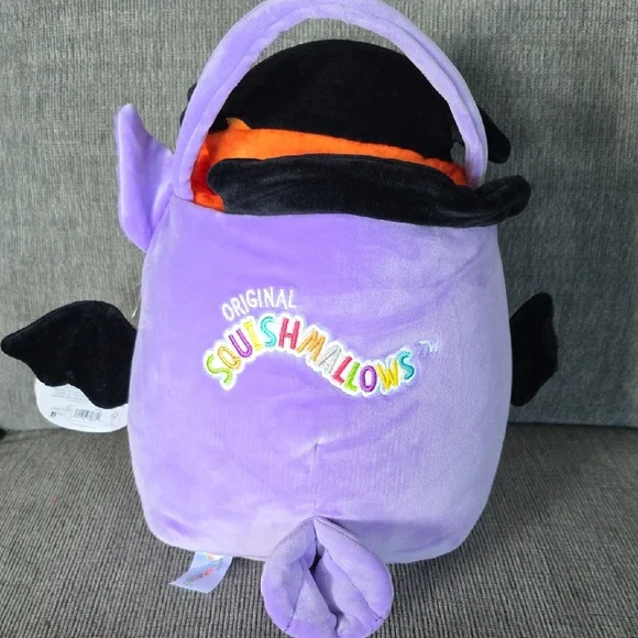 Original Squishmallow Holly, Halloween Treat Pail, New - Picture 6 of 13